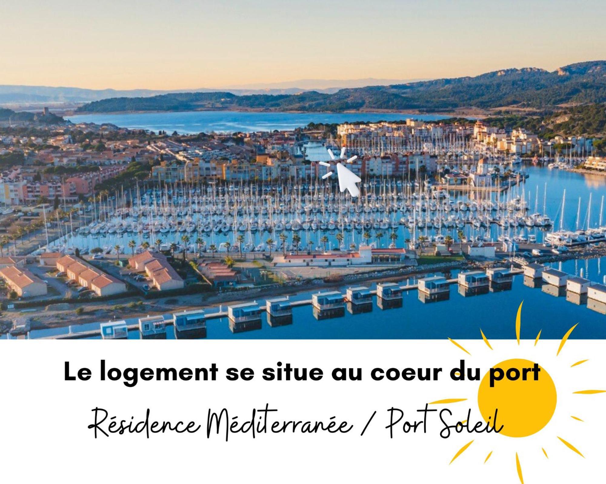 - L'Horizon Bleu - Cocon Romantique Avec Vue Mer Panoramique Gruissan Exterior foto